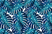 Tropical Leaves - Seamless Pattern, a Pattern Graphic by Talip Memis (Thumbnail 1 of 6)
