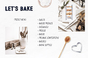 LET'S BAKE Watercolor Aesthetic set, a Food Illustration by anastasiia.art (Thumbnail 2 of 13)