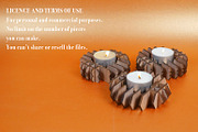 Candle Holder Grid Vector File for L, an Object Graphic by MaramadeLaser (Thumbnail 2 of 5)