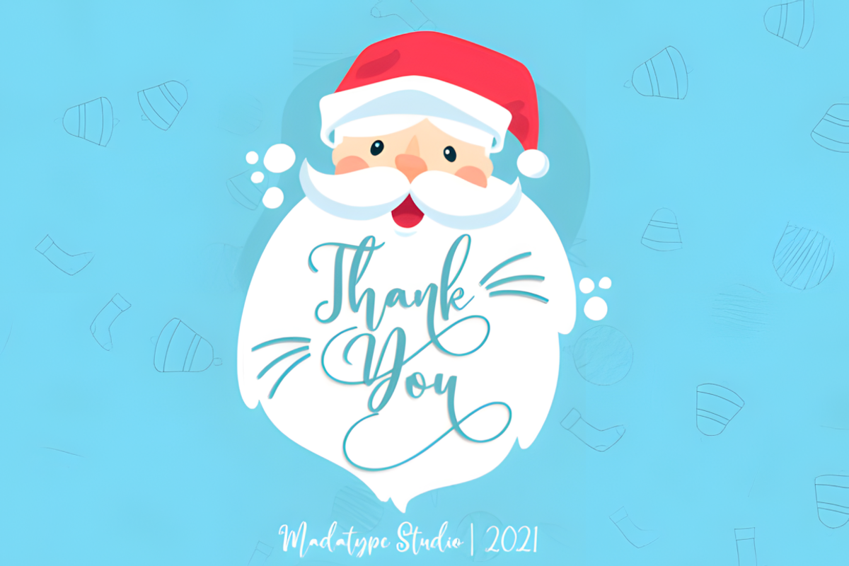 Wonderful Christmas Font, a Script Font by Coco Bloom (Photo 9 of 10)