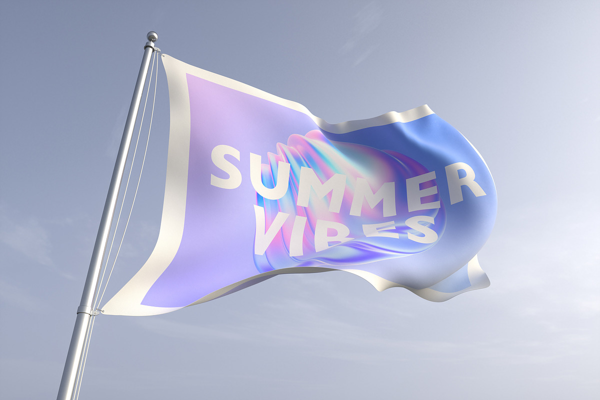 Fluid Holographic Shapes, a Texture Illustration by Mockups & Illustrations (Photo 7 of 9)
