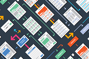 EasyOne Website Flowchart Template, a Mockup by UX Flowcharts (Thumbnail 3 of 6)