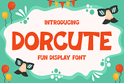 DORCUTE, a Sans Serif Font by Viswal Studio (Thumbnail 1 of 6)