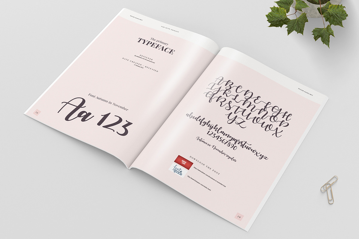 Design & Brand Guidelines, a Brochure Template by Imagination Area (Photo 9 of 21)