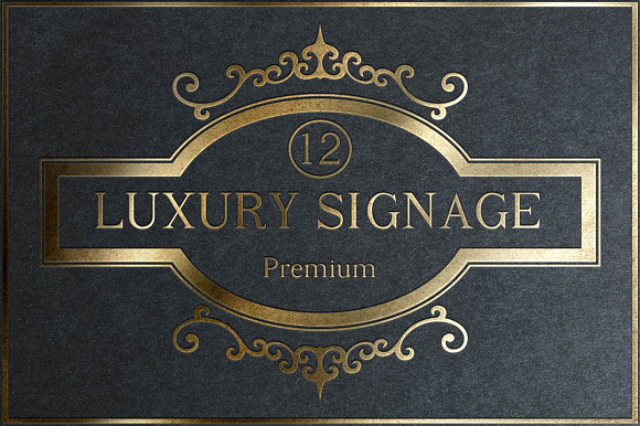 12 Luxury Signage preview 6