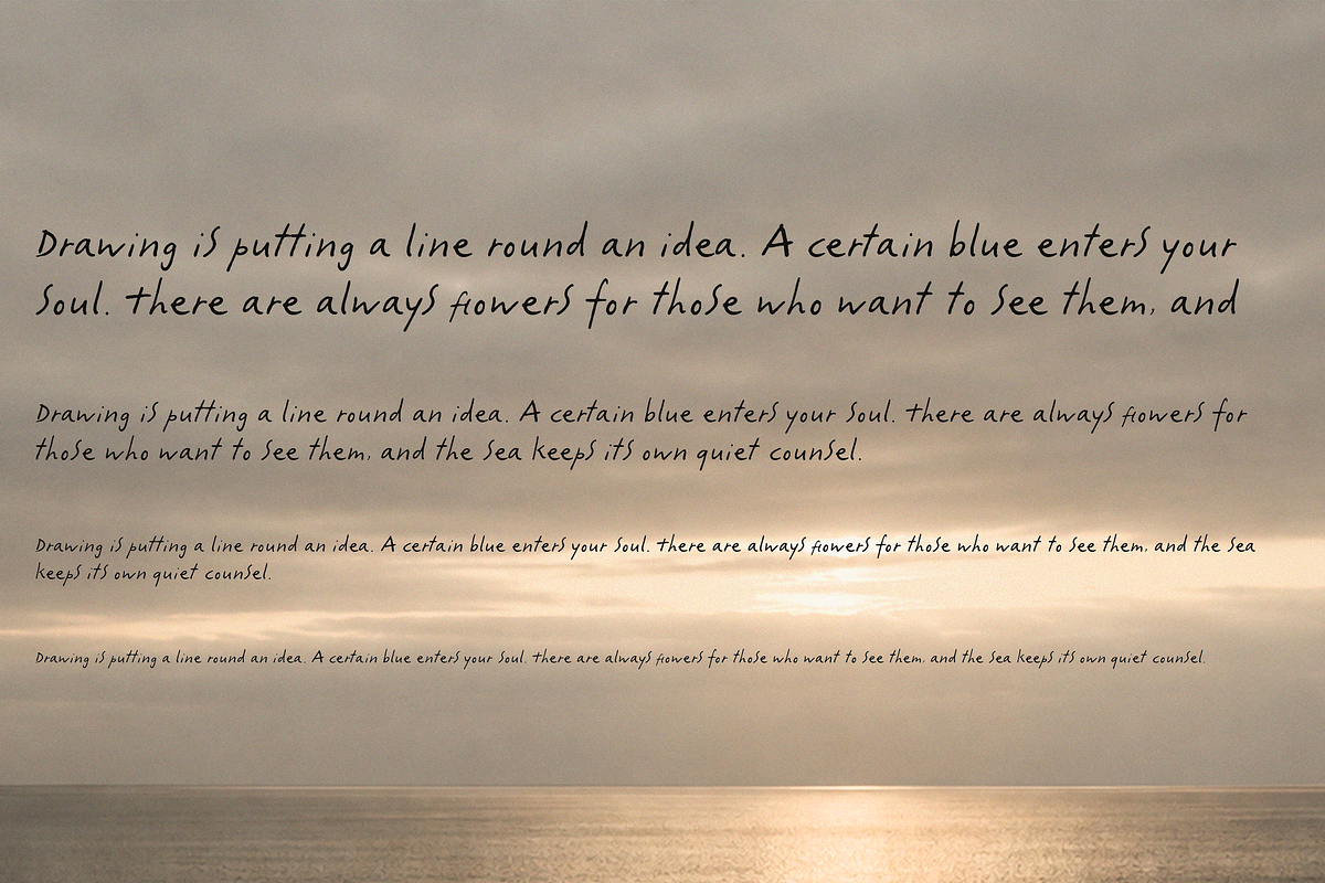 Matisse - Expressive Font, a Handwritten Font by Lilithcollageart (Photo 13 of 14)