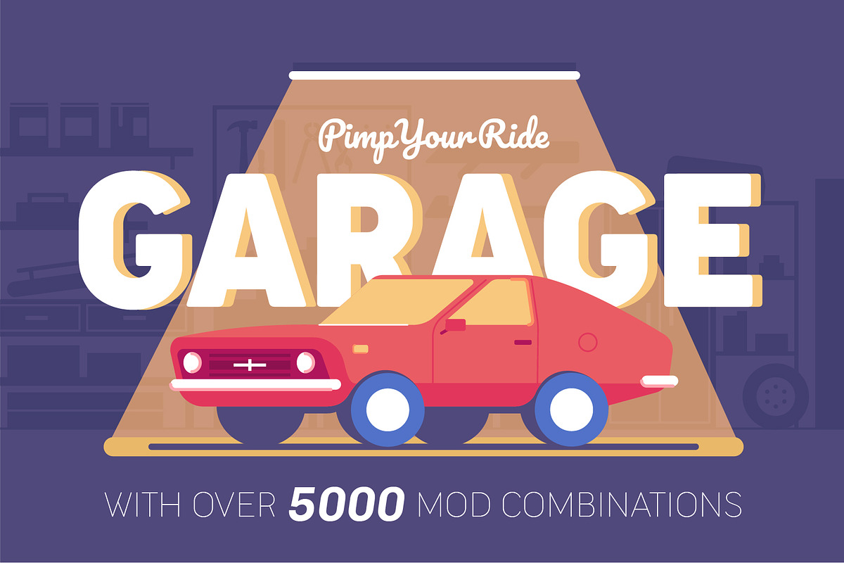 Garage 1.0 Car Creator, a Graphic by Wilsonkjc (Photo 1 of 6)