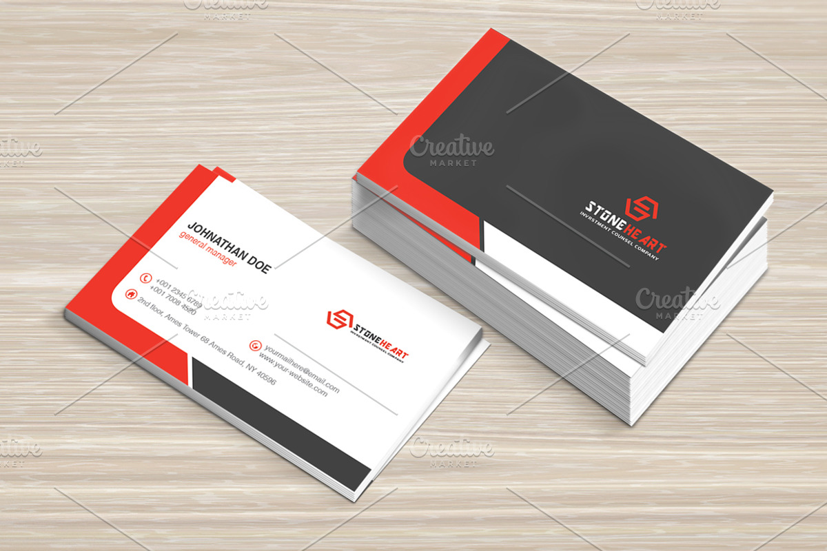 Corporate Business Card, a Business Card Template by BettyDesign (Photo 2 of 5)