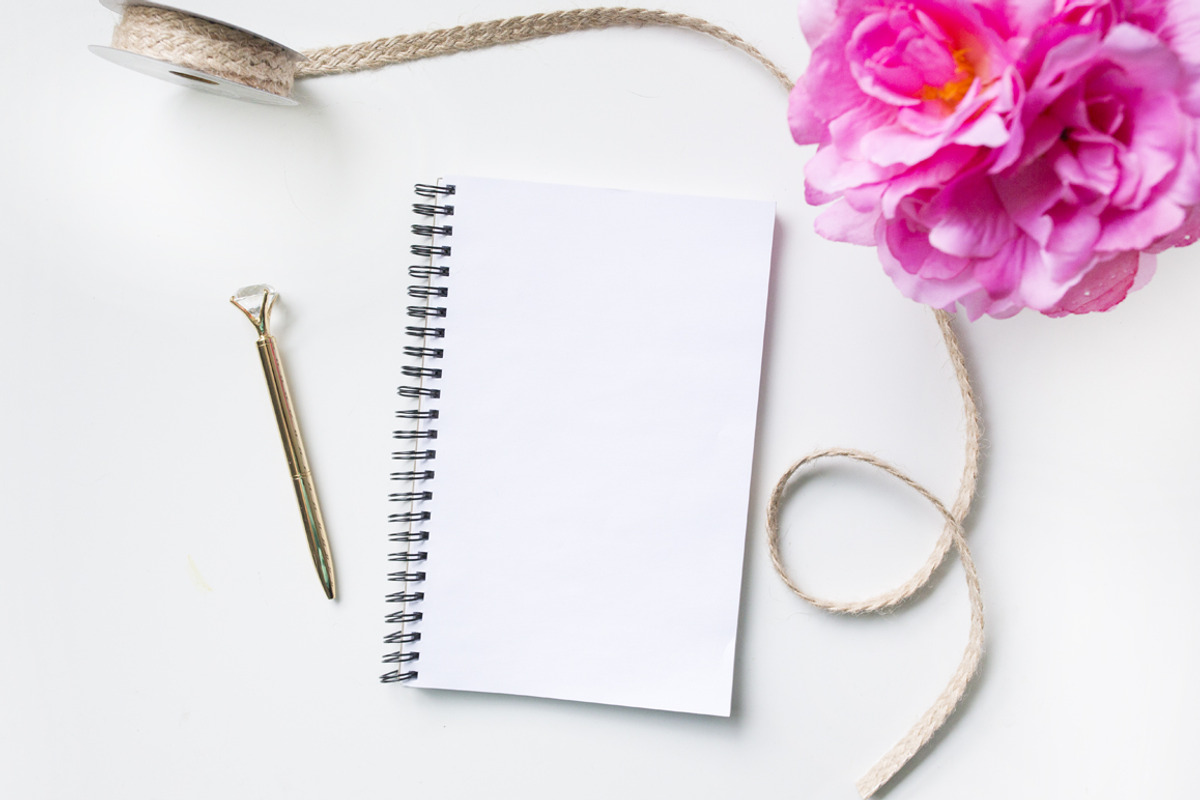 Notebook Mockup, a Books & Magazine Mockup by daintydarling