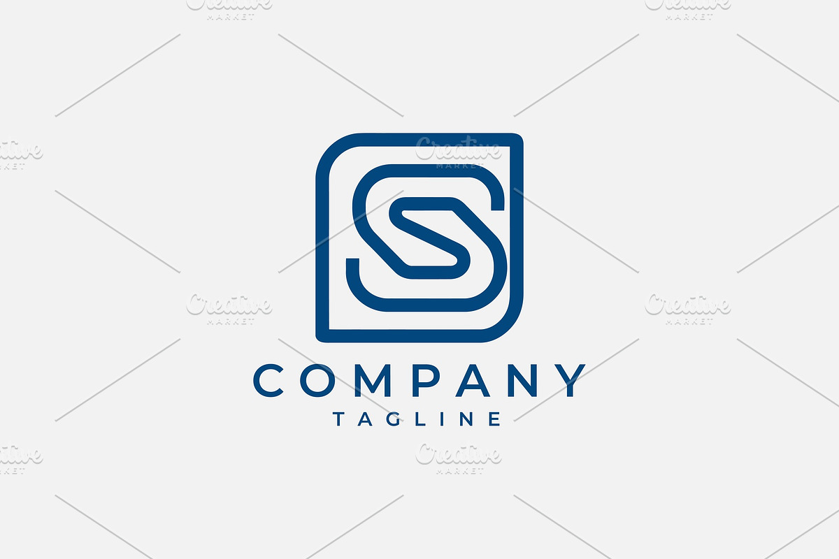 Abstract Letter S Square Logo, a Branding & Logo Template by Vectorium Studio (Photo 1 of 2)
