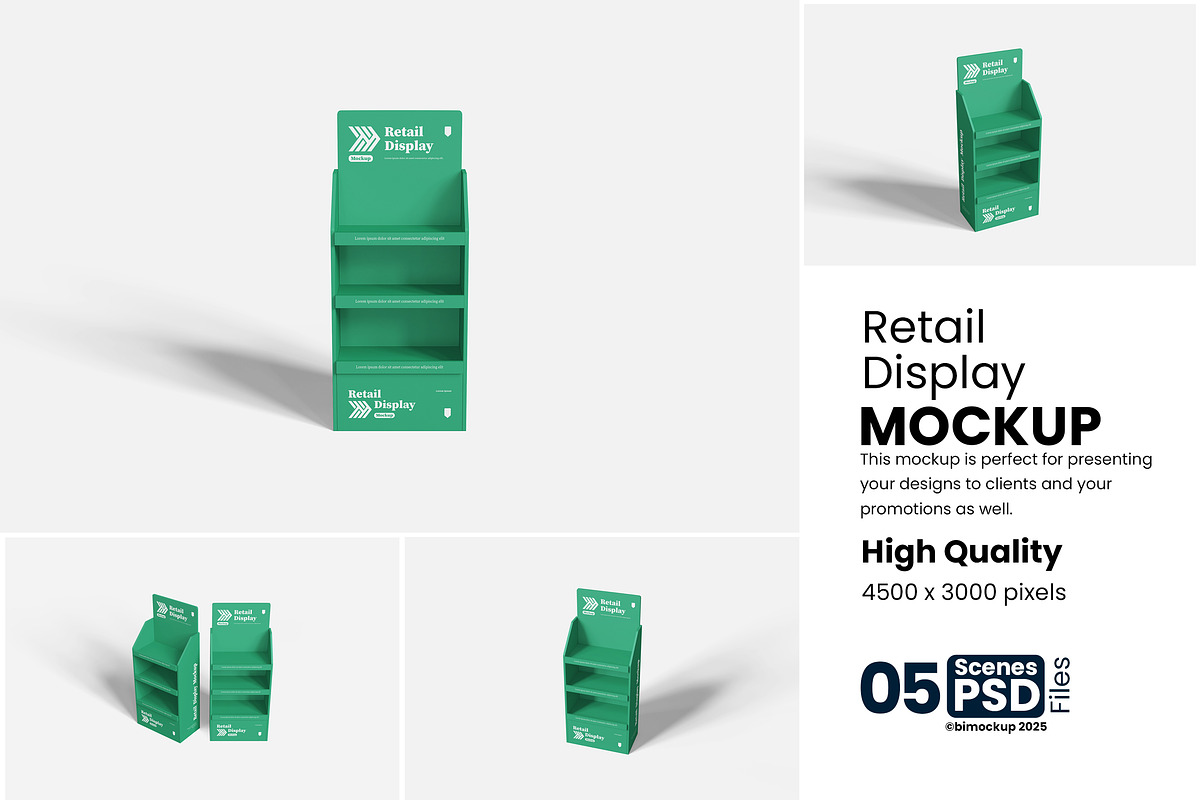 Retail Display Mockup, a Product Mockup by bimockup (Photo 1 of 6)