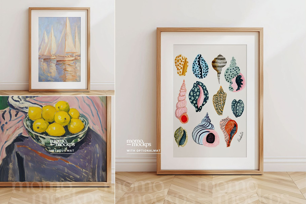 Leaning Frame Mockup | Poster Mockup, a Household Mockup by momomockps (Photo 2 of 8)