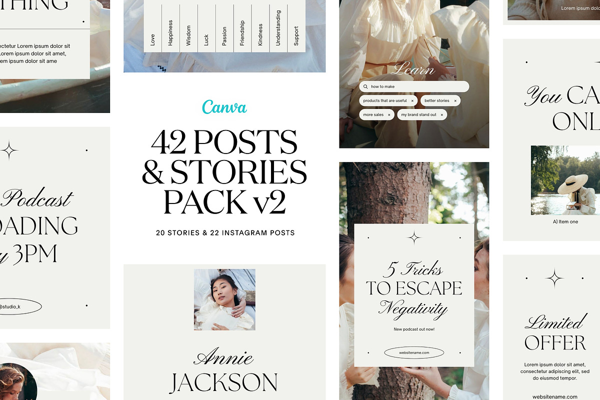 42 Instagram Post and Stories v2, a Social Media Template by Studio K (Photo 1 of 9)