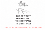 The Brittany / Font Trio, a Script Font by Sronstudio (Thumbnail 18 of 19)
