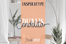 Cendolita Dualis - Script and Serif