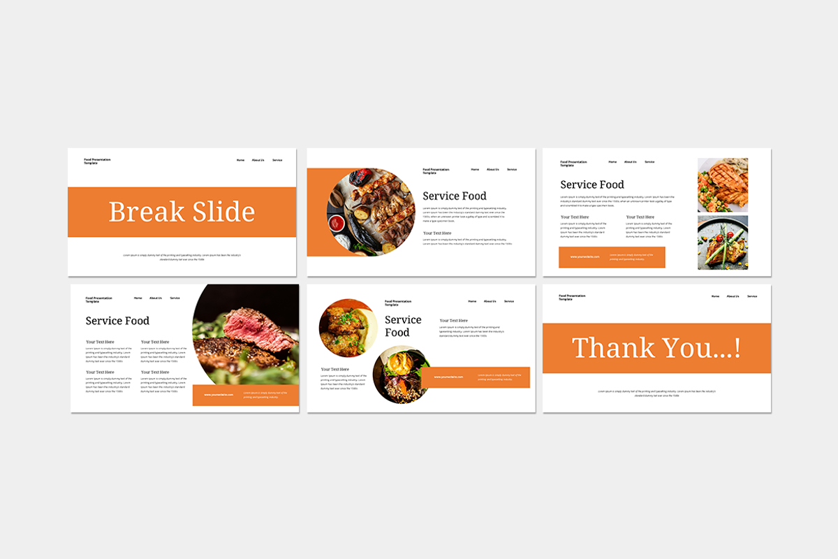 Delicious Food - Google Slides, a Presentation Template by Iqsiart Studio (Photo 3 of 3)