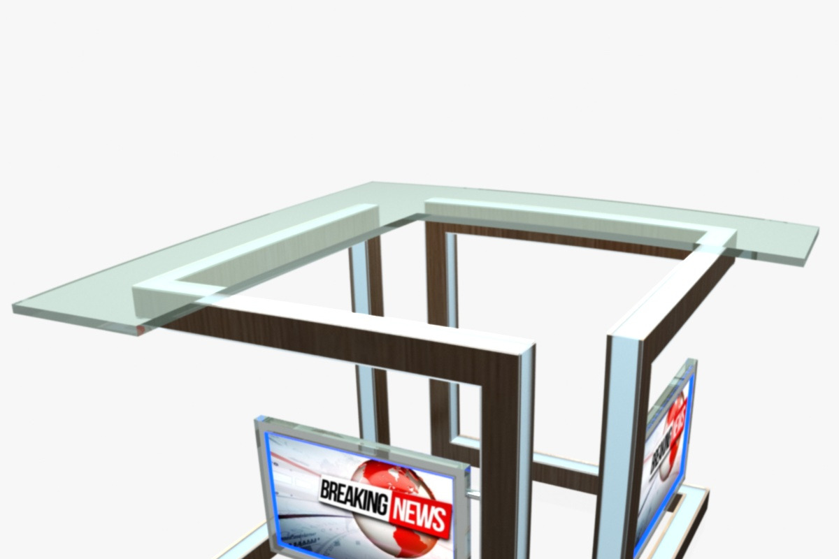 TV Studio Desk Collection (12 PCS), a Furniture 3D Model by akerStudio (Photo 50 of 153)