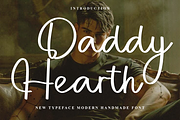 Daddy Hearth, a Handwritten Font by FreshTypeINK (Thumbnail 1 of 8)