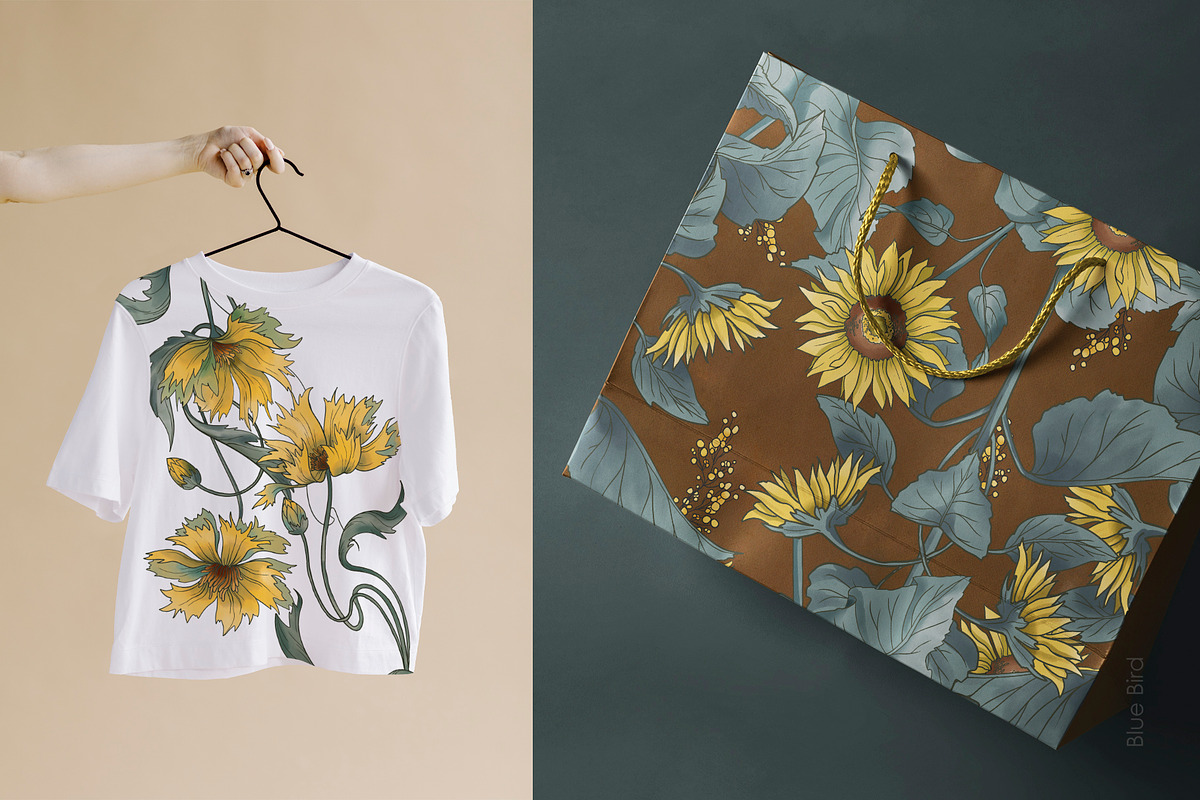 Sunflower Yellow. Pattern Collection, a Pattern Graphic by Colden Blue (Photo 11 of 14)
