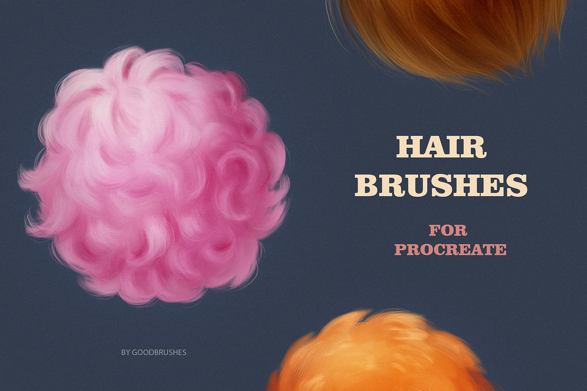 HAIR Procreate brushes, a Brush Add-On by Spark Studio Brushes (Photo 6 of 7)