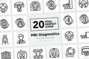 MRI Diagnostics Pixel Perfect Icons, an Outline Icon by Alex Blogoodf (Thumbnail 11 of 11)