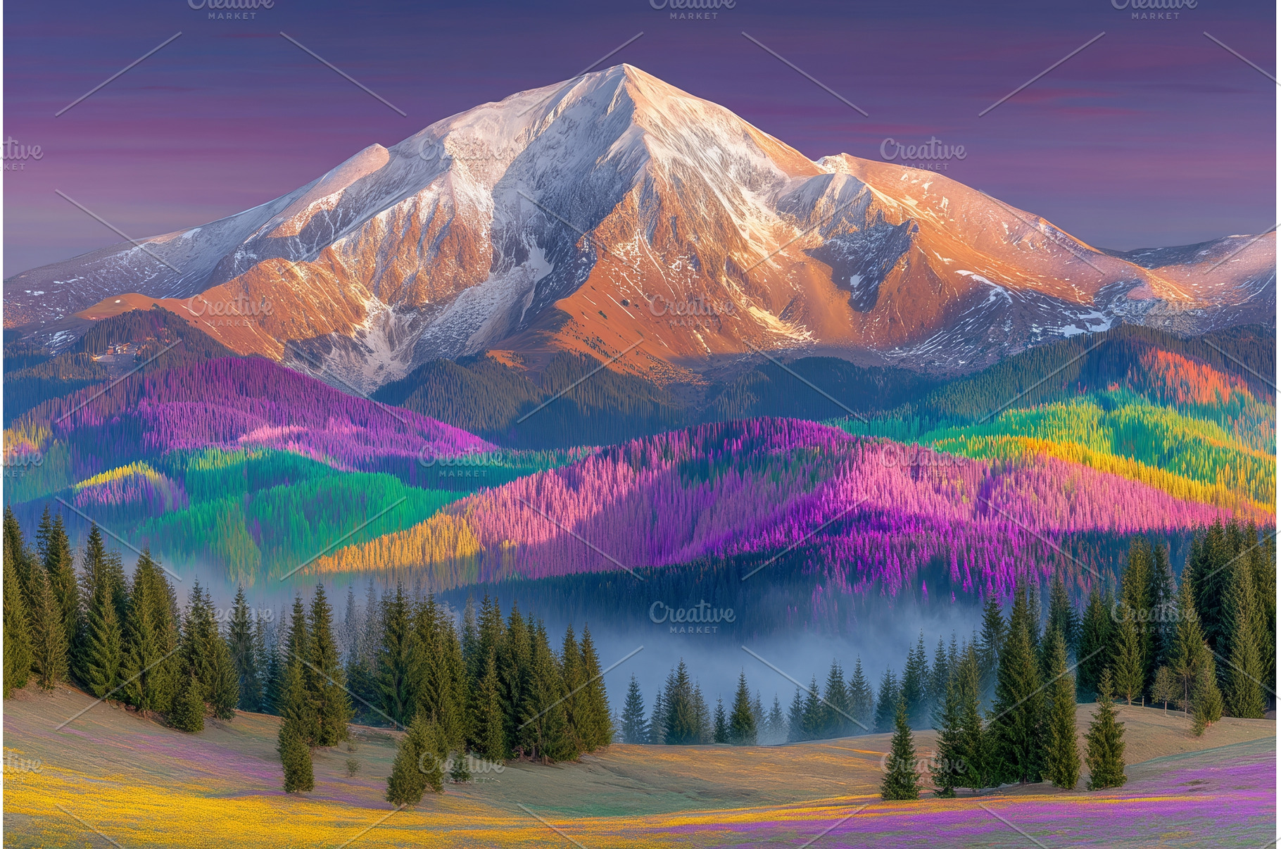 The mountain landscape is, a Nature Photo by ZinetroN