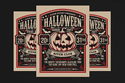Halloween Horror Night Party, a Flyer Template by Muhamad Iqbal hidayat (Thumbnail 1 of 4)
