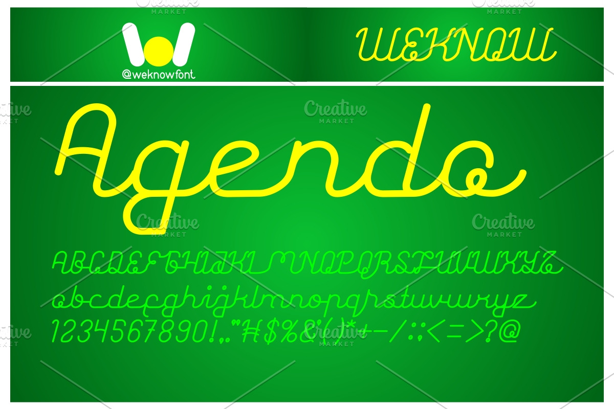 astonishing font preview 5