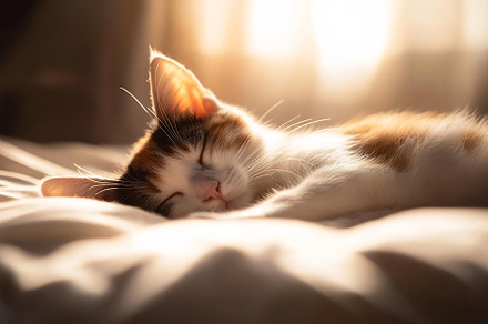 Cat napping in warm sun, an Animal Photo by Beautiful things