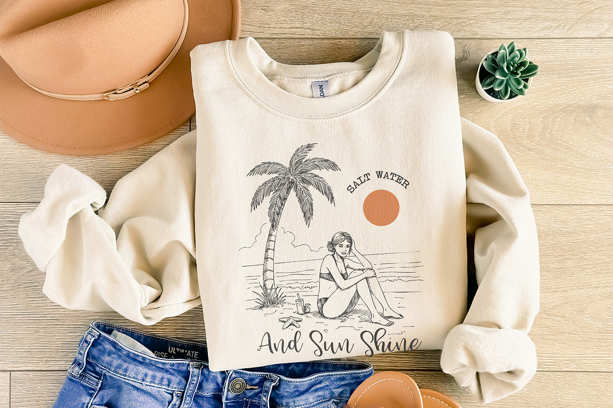 Salt Water And Sun Shine Png, an Illustration by SharpMarketplace (Photo 8 of 9)