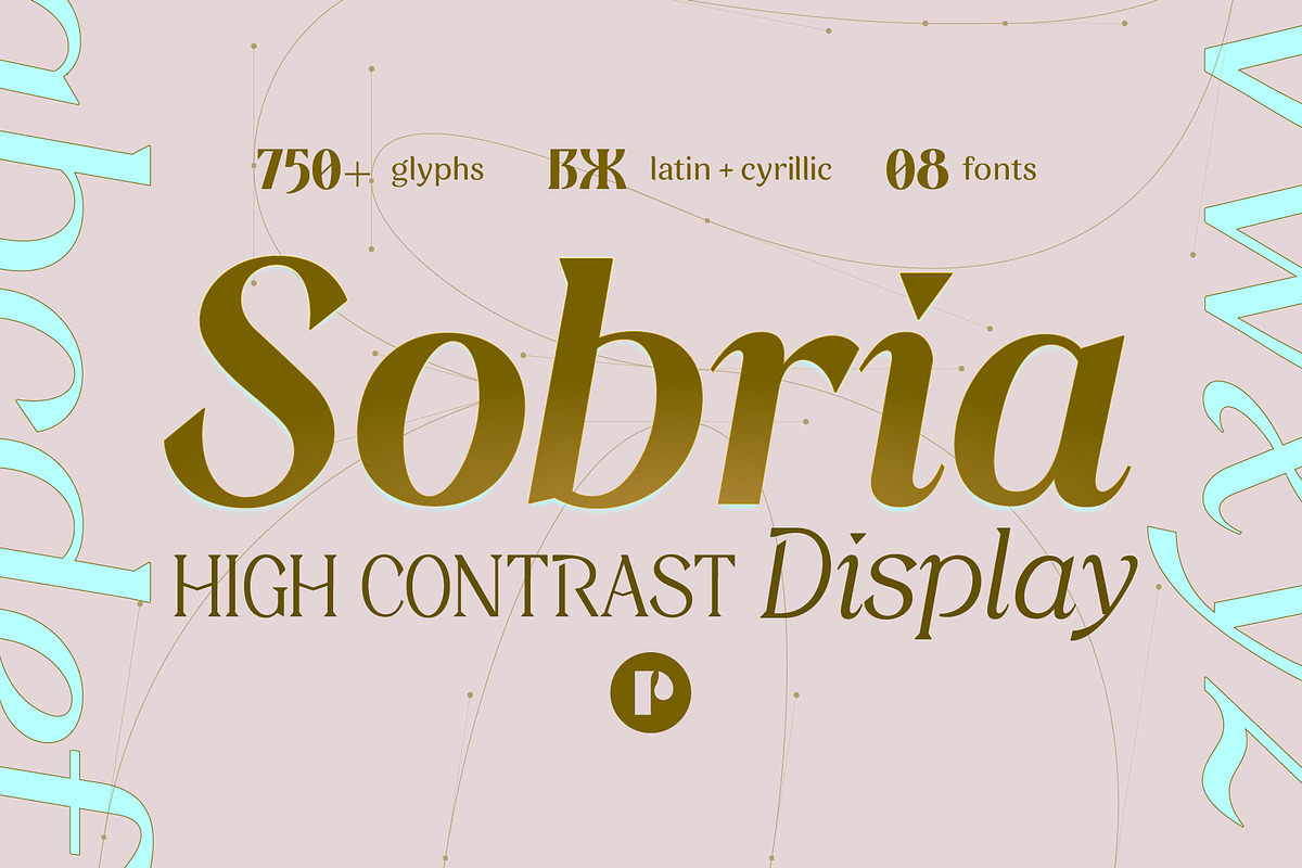 A High Contrast Sharp Serif | Sobria, a Serif Font by Pedroglifos (Photo 1 of 15)
