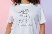 Christmas Goose Outline SVG, an Animal Illustration by TitaLivingArt (Thumbnail 6 of 10)