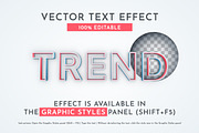 Trend Editable Text Effect, a Layer Style Add-On by rwgusev (Thumbnail 1 of 7)