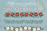 Merry Christmas set, 166 elements, an Animal Illustration by Tabita's shop (Thumbnail 7 of 14)
