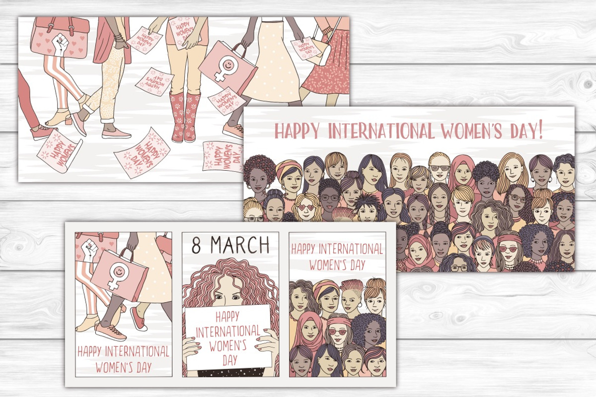 International Women's Day Banners, an Illustration by Franzi draws (Photo 4 of 4)