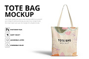 Tote Bag Mockup, an Apparel Mockup by GraphicsPixel (Thumbnail 1 of 3)
