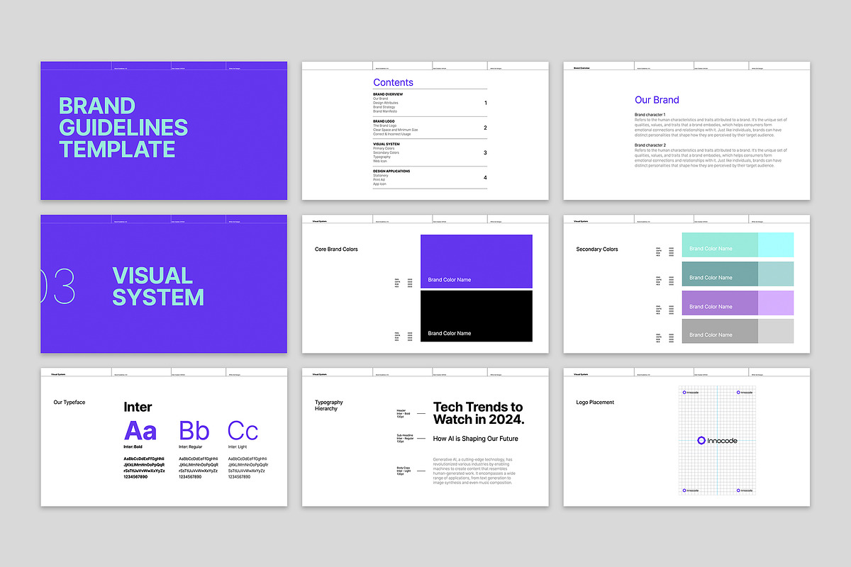 Brand Guide Presentation Template 2, a Templates & Theme by White Owl (Photo 4 of 8)