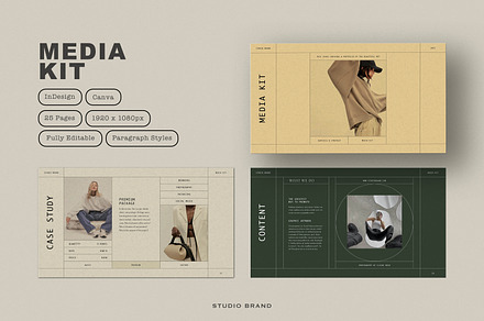 COS | Media Kit | Canva & InDesign, a Magazine Template by Studio Brand