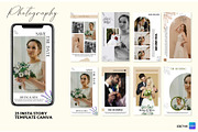 Instagram Stories Template-Wedding, a Social Media Template by zoomdesigns (Thumbnail 1 of 8)