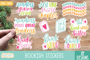 Bookish Printable Sticker Bundle