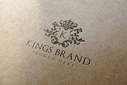 Kings Brand Logo Template, a Branding & Logo Template by BMACHINA Labs. (Thumbnail 1 of 3)