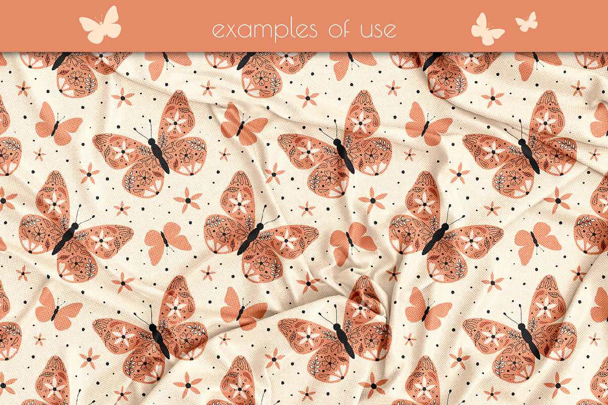 Whimsical Butterfly Clipart Patterns, a Pattern Graphic by AnnaViolet_store (Photo 9 of 12)