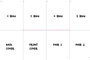 Illustrator Zine and Comix Templates, a Marketing Template by Fuzzy Poet by DG2 (Thumbnail 2 of 6)