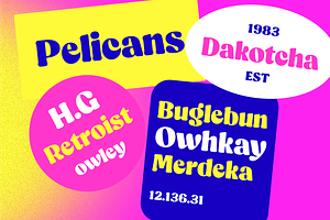 Capuche; Retro Display Font