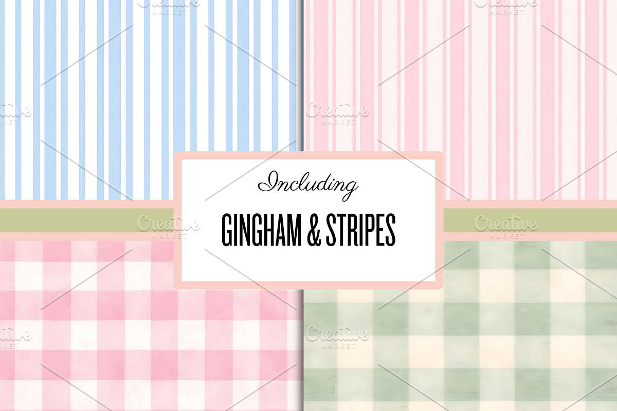 Grandmillennial Floral Pattern, a Pattern Graphic by Neon Studio (Photo 3 of 6)
