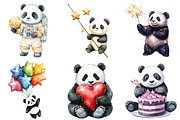 Playful Panda Clipart Bundle, an Illustration by Pixels.Craft (Thumbnail 7 of 8)