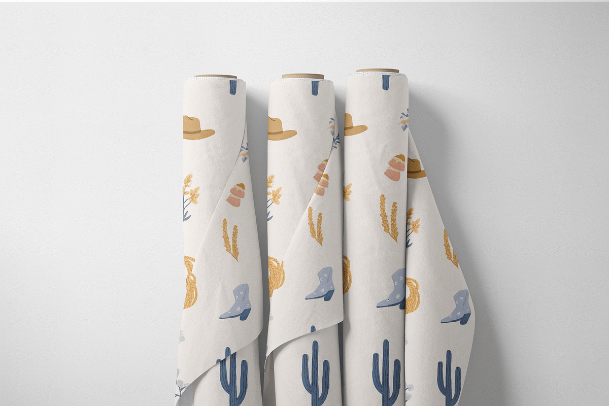 Western Cowboy Rodeo Seamless Patter, a Pattern Graphic by Pati Charm Studio (Photo 6 of 7)