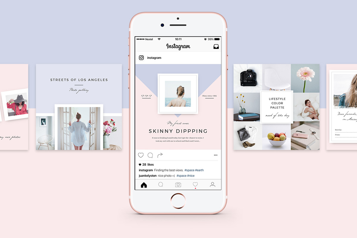 Barcelona: 175 SocialMedia Designs, a Social Media Template by NordWood (Photo 4 of 10)