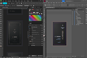 Monarium - Dark Gold Business Cards, a Business Card Template by Ctrl space studio (Thumbnail 8 of 9)
