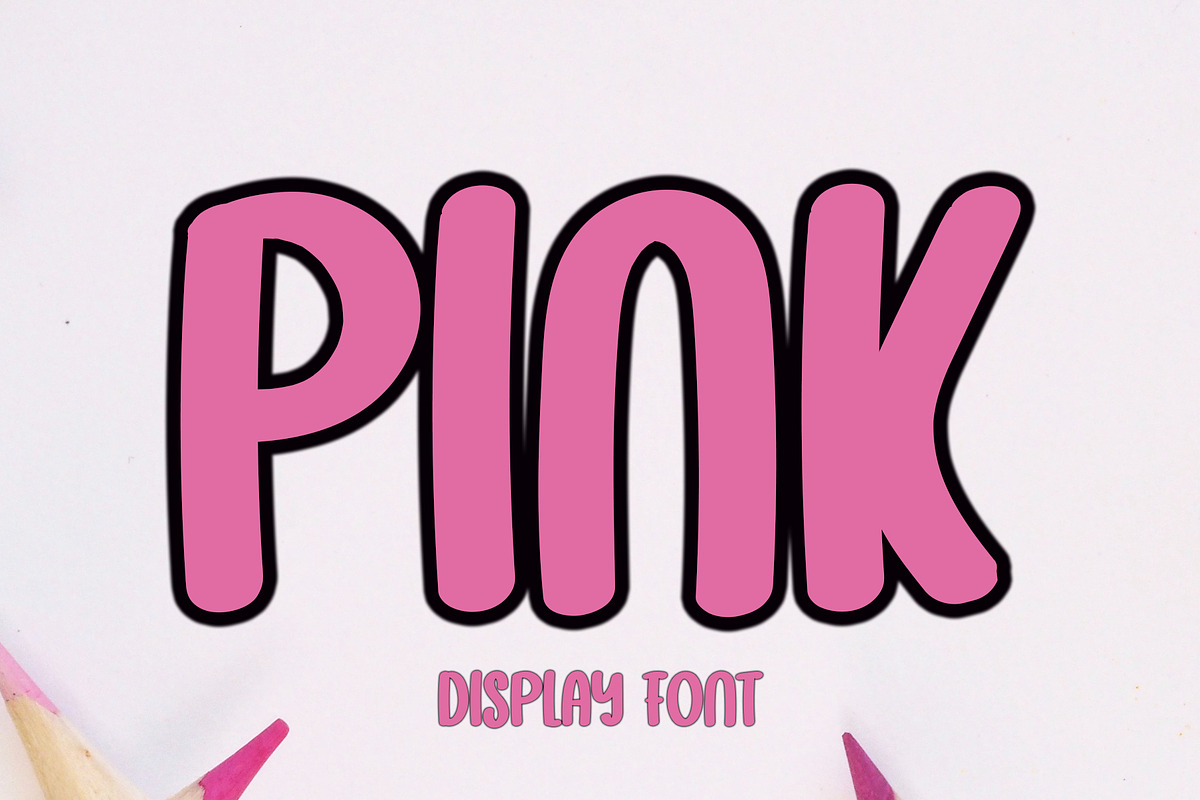 PINK, a Sans Serif Font by InermediaSTUDIO (Photo 1 of 7)